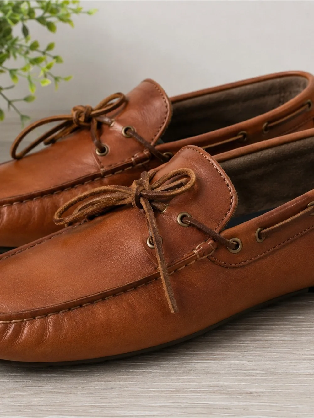 Kenneth Cole “Over the Moon” Leather Driving Loafers Slip on Shoes Men’s Size 10